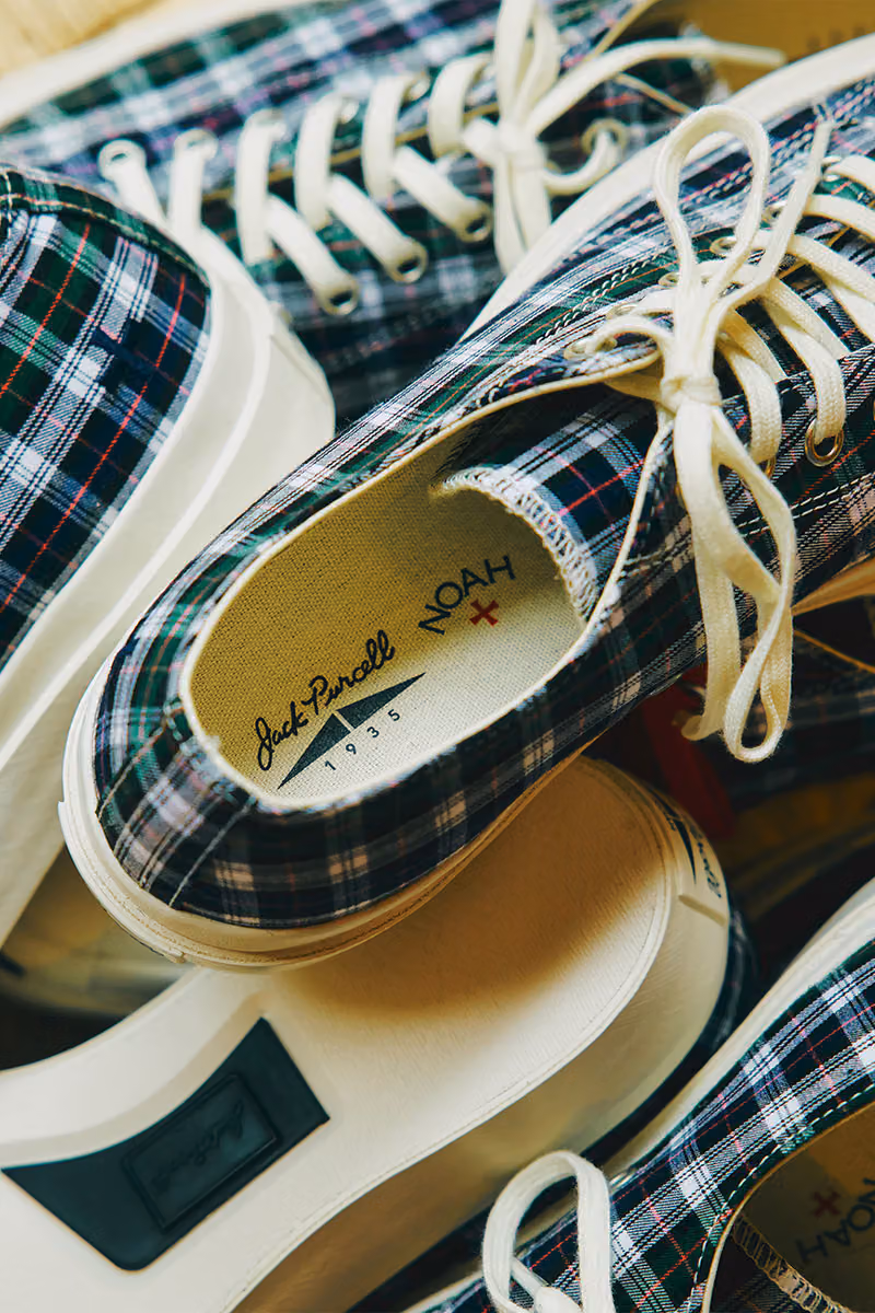 Noah 給 Jack Purcell 1935 穿上格紋,90週年紀念鞋只在日本限定登場
