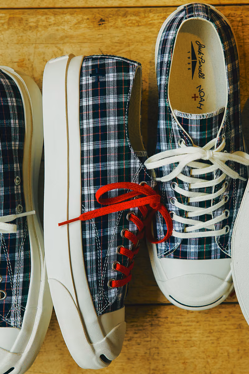 Noah 給 Jack Purcell 1935 穿上格紋,90週年紀念鞋只在日本限定登場