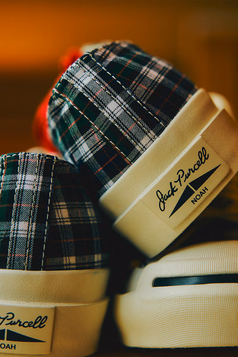 Noah 給 Jack Purcell 1935 穿上格紋,90週年紀念鞋只在日本限定登場