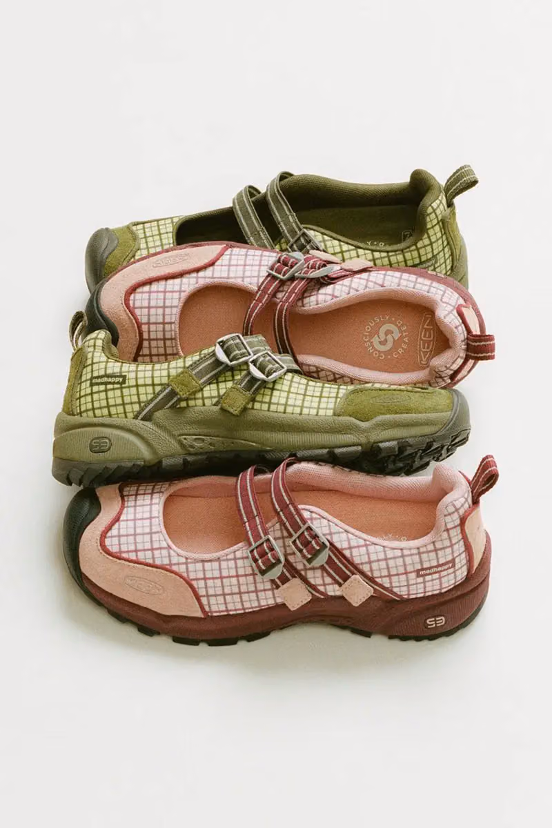 Madhappy 與 KEEN 聯名 Malibu Mary Jane，兩色格紋玩野餐風