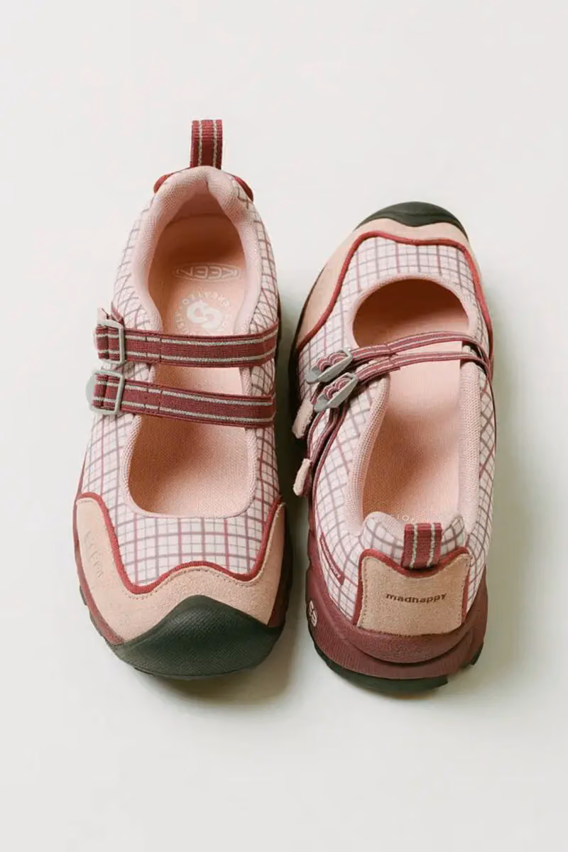 Madhappy 與 KEEN 聯名 Malibu Mary Jane，兩色格紋玩野餐風