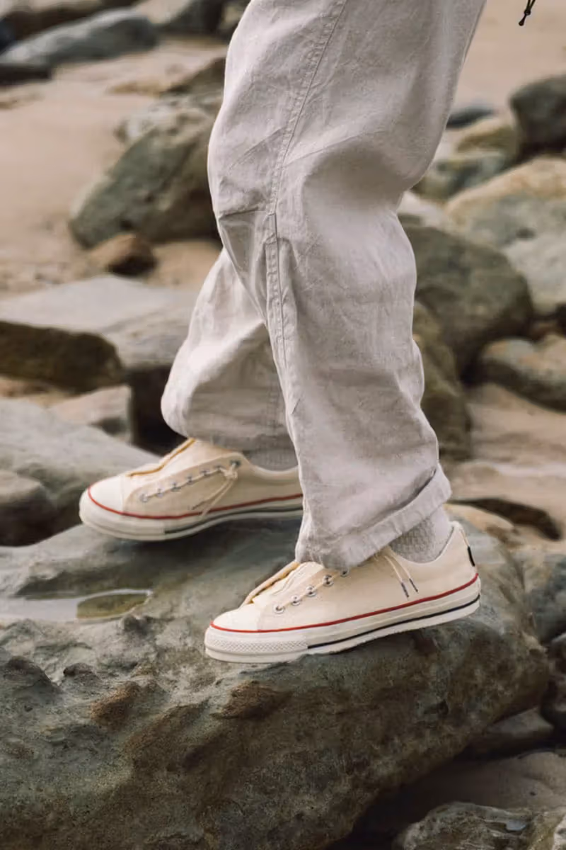nonnative x Converse GORE-TEX Centerzip Ox 復刻回歸,米白色調換上做舊鞋底