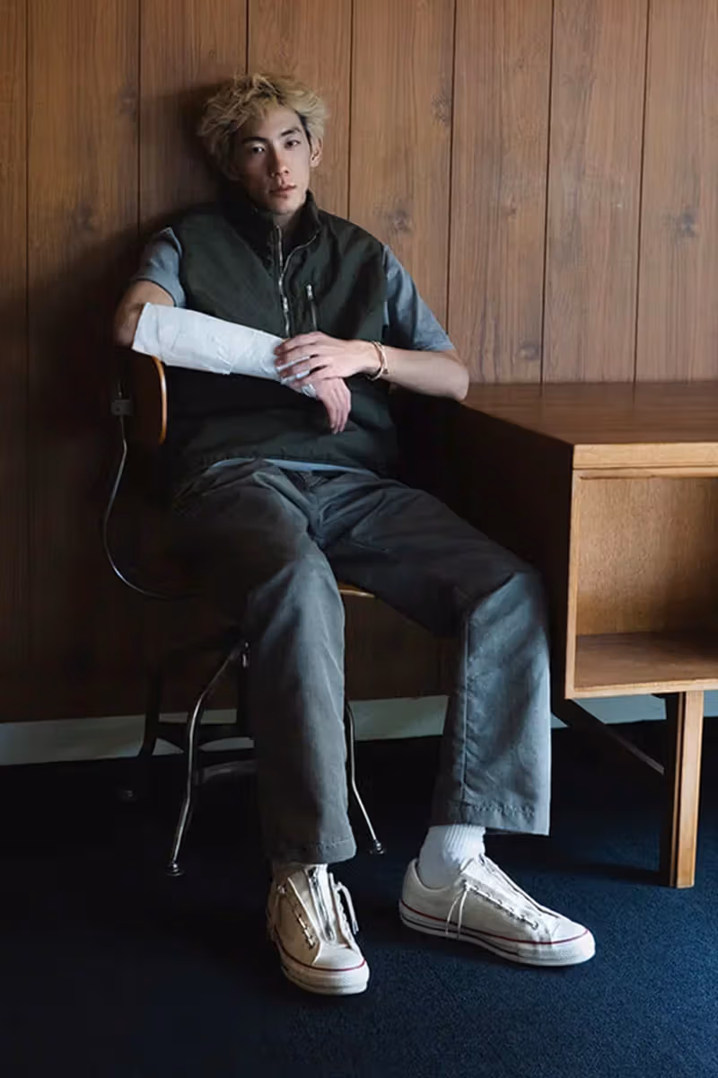 nonnative x Converse GORE-TEX Centerzip Ox 復刻回歸，米白色調換上做舊鞋底
