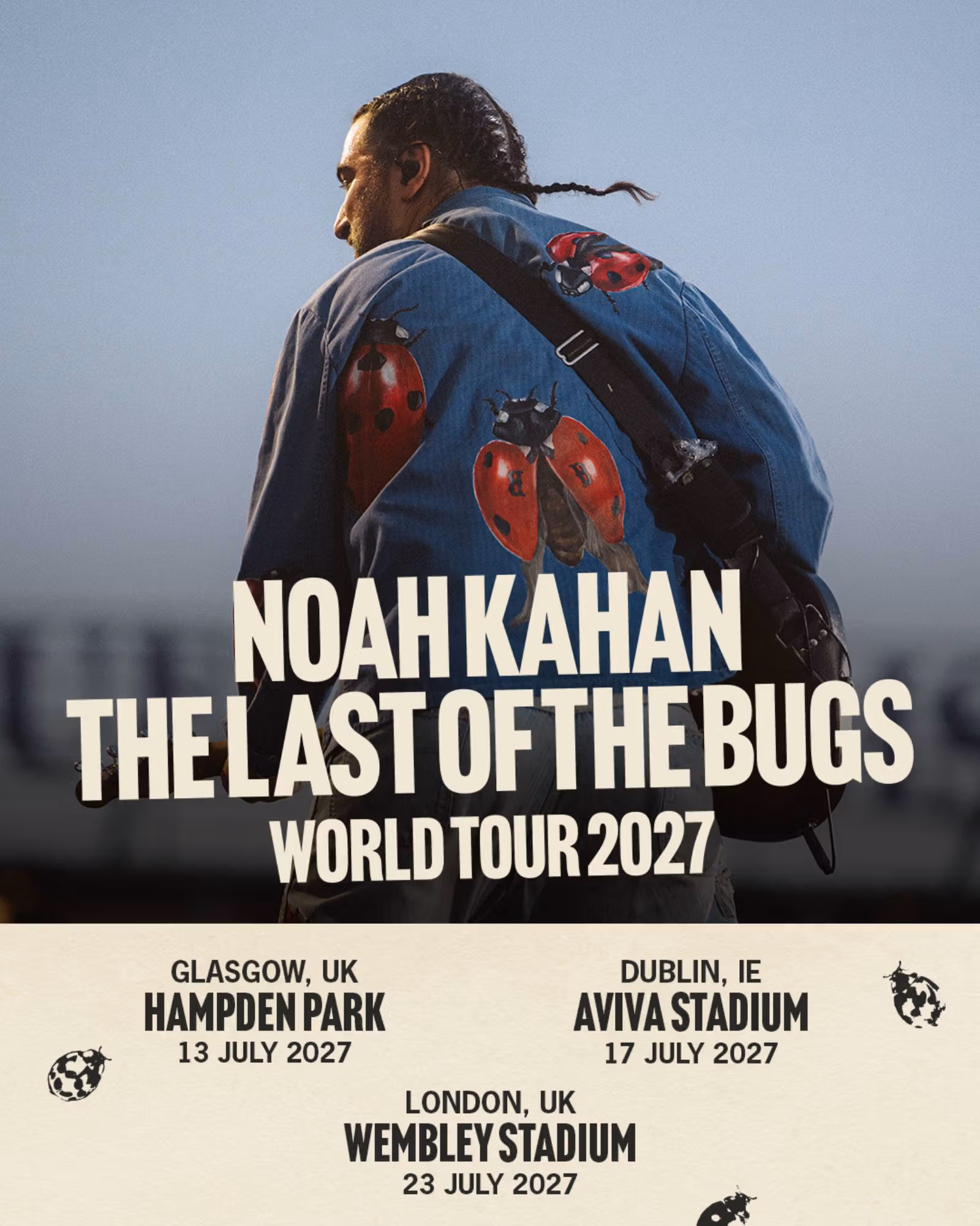 Noah Kahan sẽ开唱溫布利球場,2027年英國愛爾蘭巡演升級體育場規模