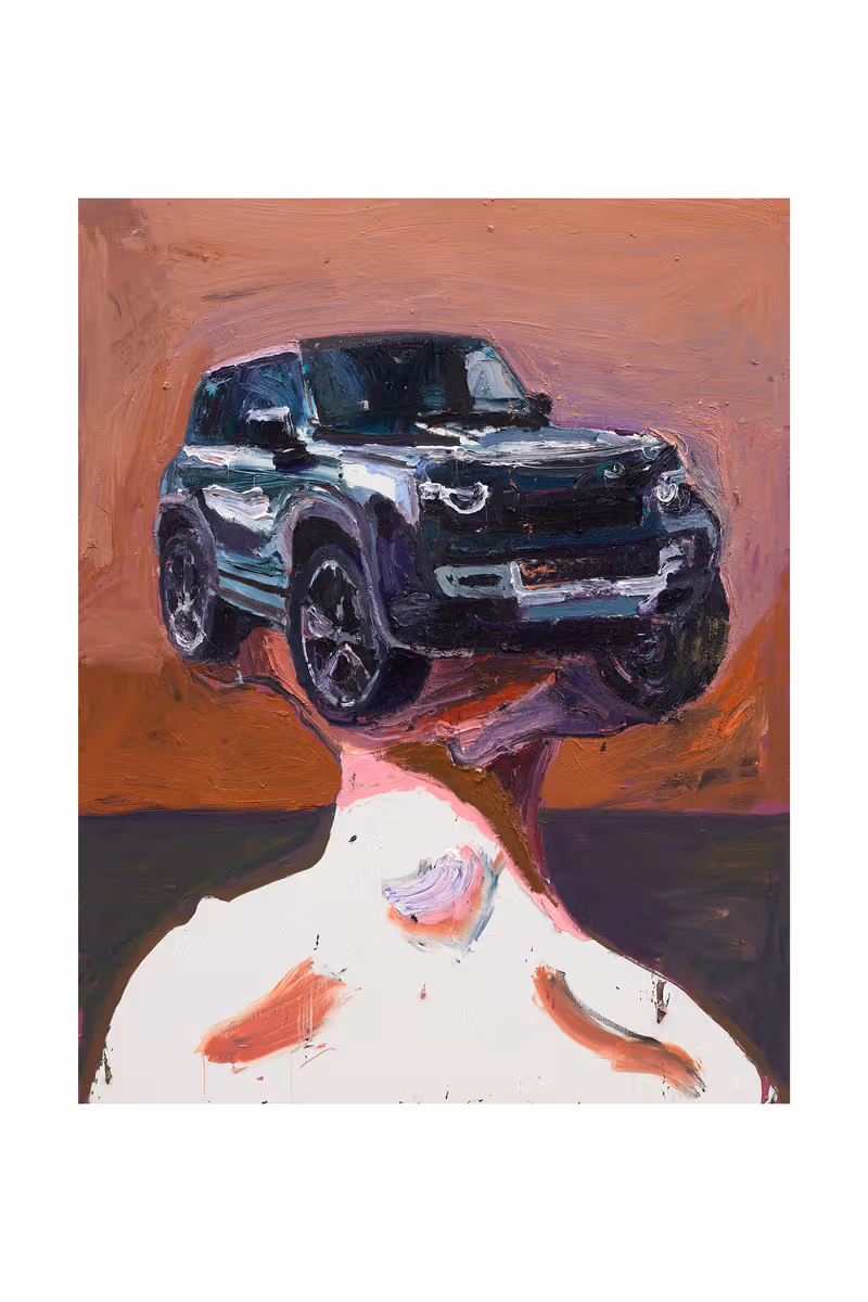 Ben Quilty紐約首展《Devil/God》:把汽車化作陽具崇拜,聖母像縫進體罰皮革