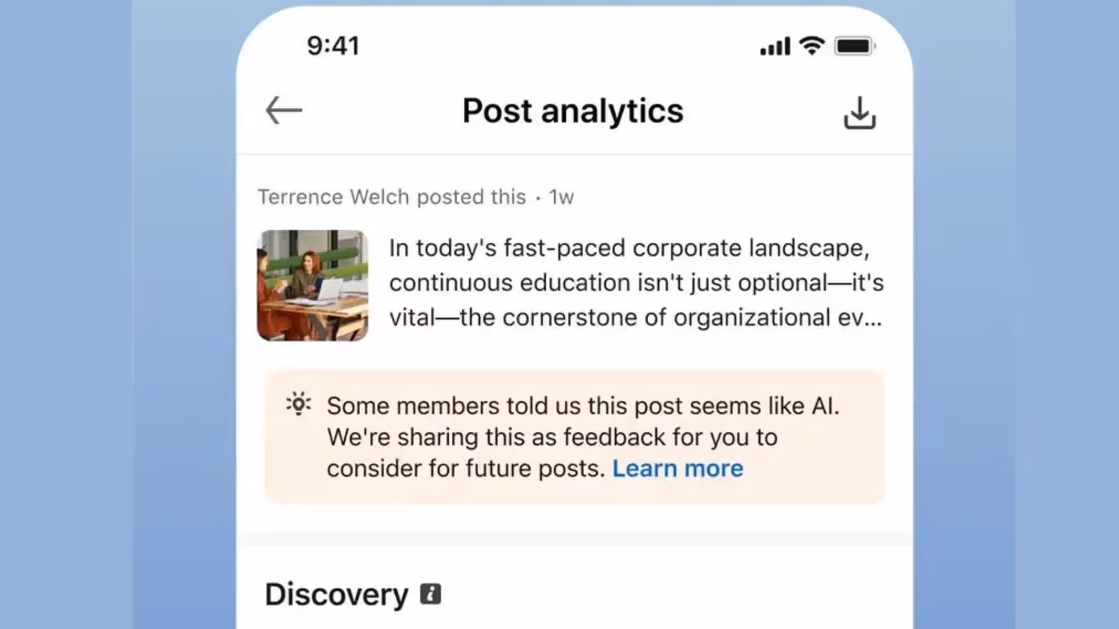 LinkedIn's "This Seems Like AI Slop" Flag Button Live for Weeks — Official Says AI Posts on Feed Down 40%