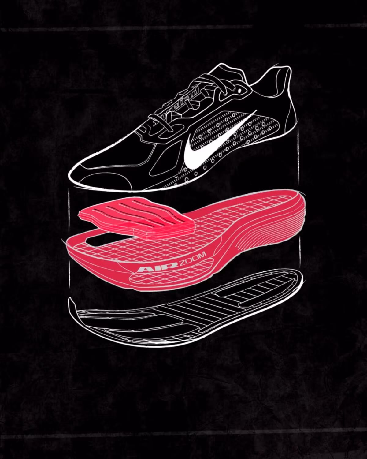Nike Pegasus Plus 2 曝光外露式 Air Zoom，官方喊「無中底板的competitor感」