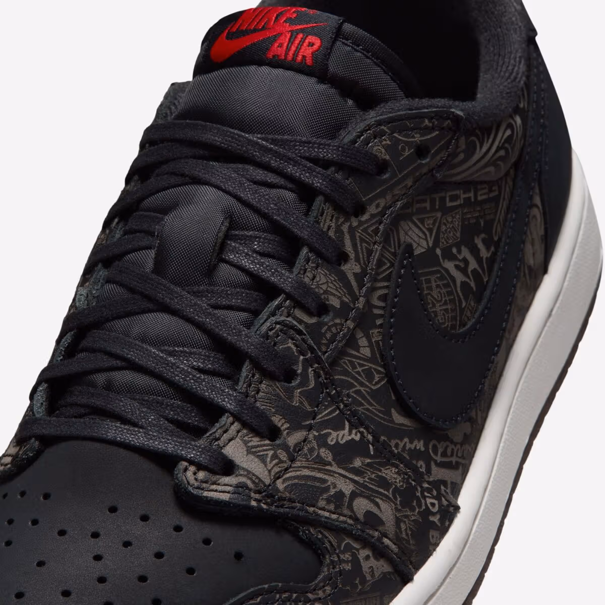 Air Jordan 1 Low OG「Black Laser」镭射鞋面登场,8月22日开卖