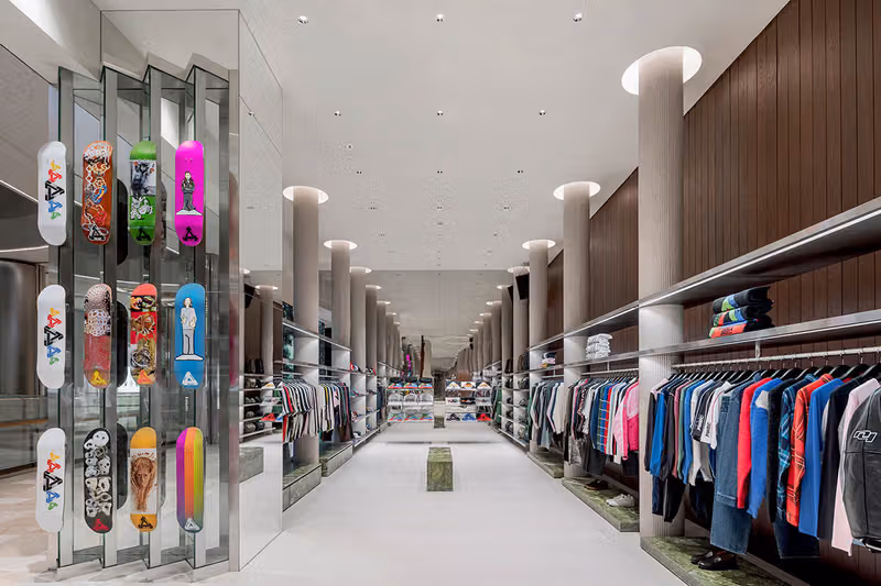 Palace Skateboards首爾第三店選址樂天世界塔，設計靈感取自宗廟