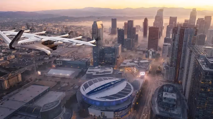 洛杉磯 L.A. Live 將建市中心首座空中計程車起降站