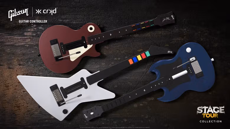 CRKD推三款Gibson吉他手把 一把复刻从未量产的GH2原型