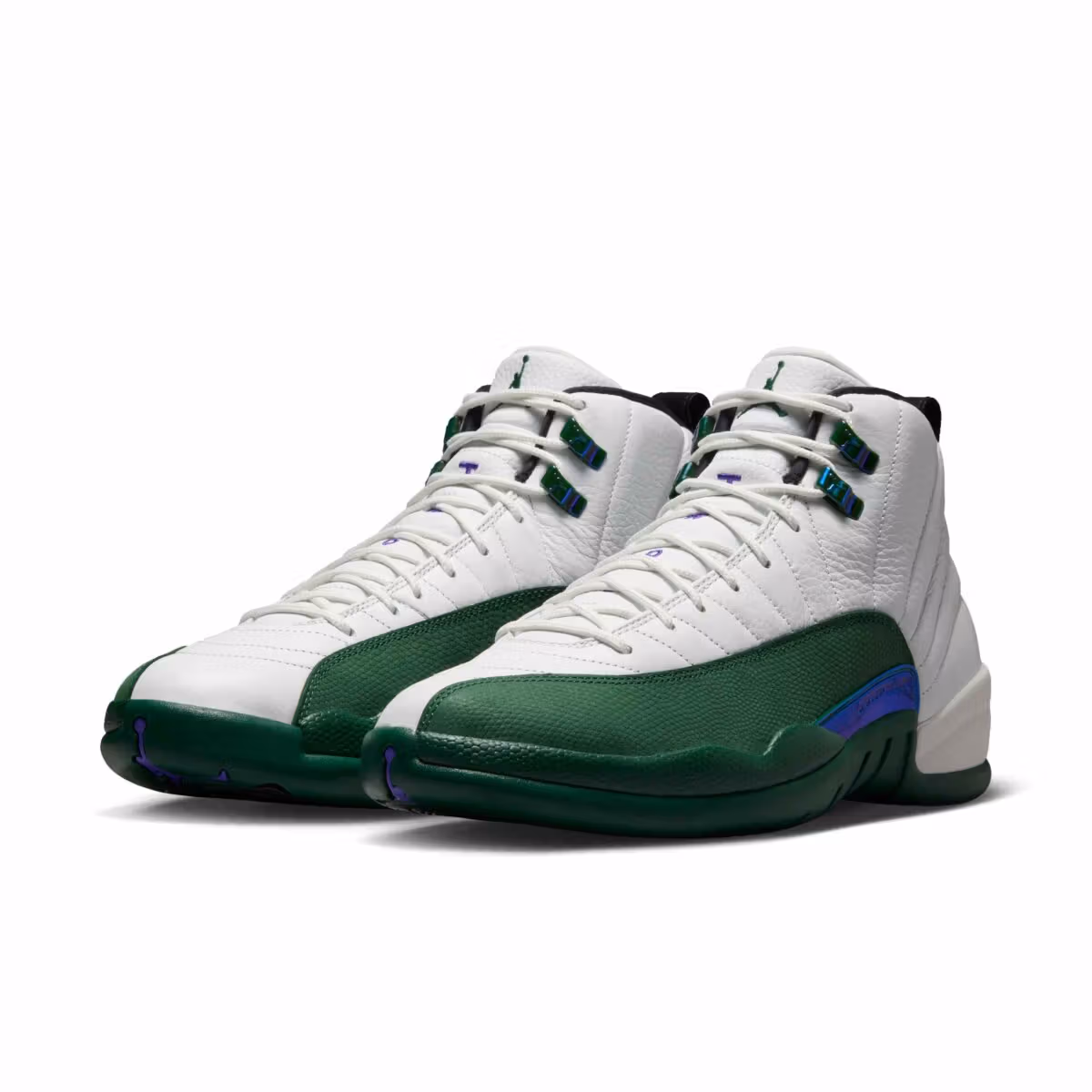 Air Jordan 12 "Idols Become Rivals" วางจำหน่าย 12 กันยายน สีขาวเขียว ราคา 215 ดอลลาร์