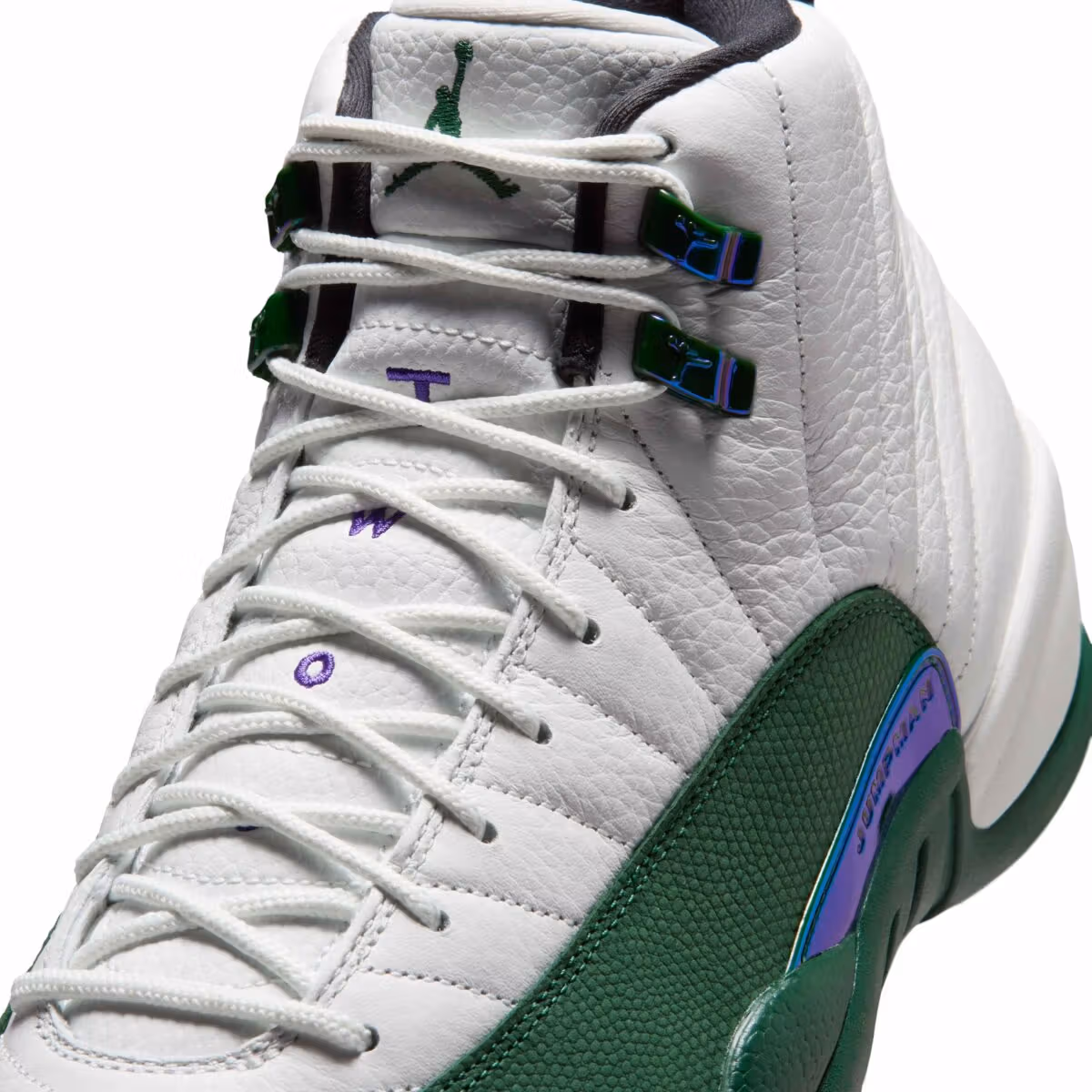 Air Jordan 12 "Idols Become Rivals" วางจำหน่าย 12 กันยายน สีขาวเขียว ราคา 215 ดอลลาร์