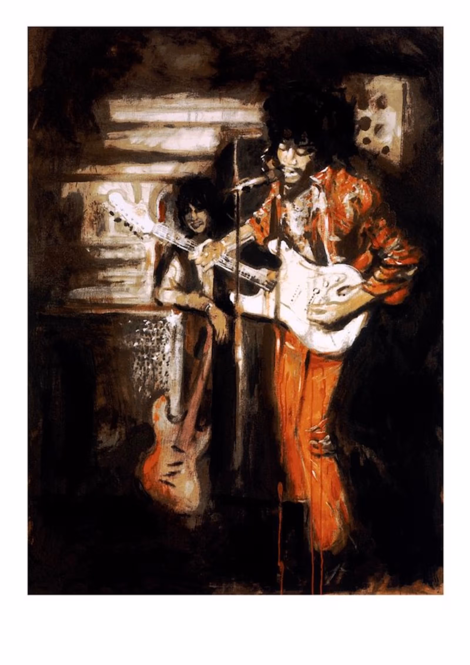 Ronnie Wood Opens Hendrix Art Exhibition, Stones Tour Still Hinges on Keith