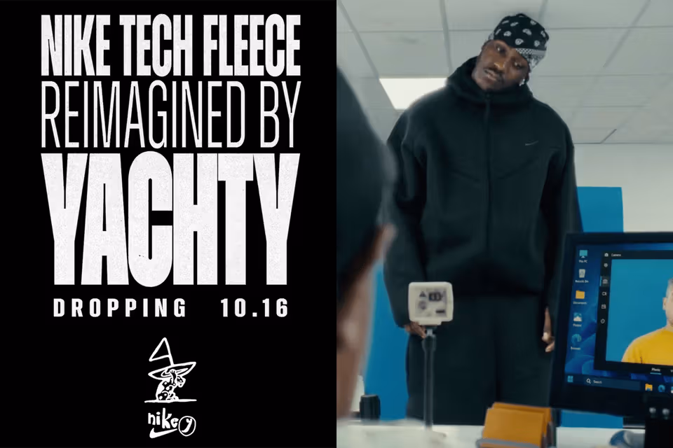 Lil Yachty が Nike Tech Fleece と初タッグ、オーバーサイズ比率がコレクションの注目ポイントに