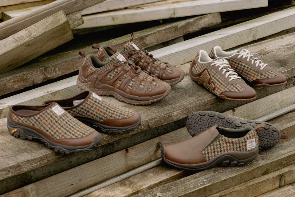 Merrell Teams Up With Harris Tweed on Woven Tweed Footwear Collection, Now Available