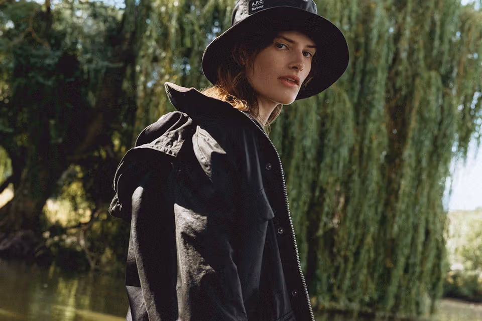 A.P.C. x Barbour Fall/Winter 2026 Collection Arrives, Reviving the Archival Thornproof Wax Cotton Jacket