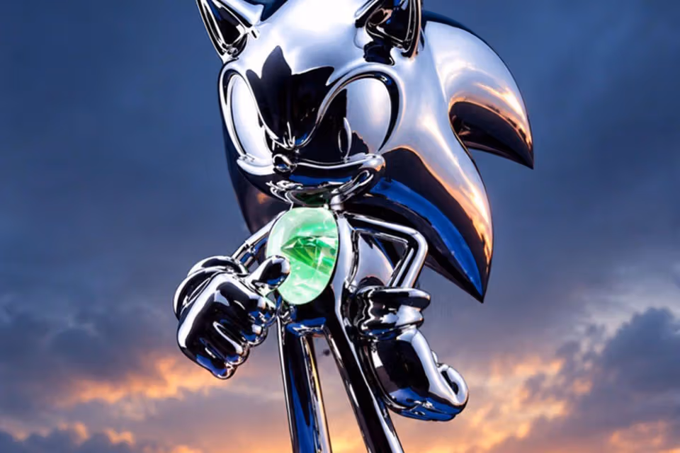 Sega Teams Up With LOM BABY for Sonic 35th Anniversary Figure Encasing Synthetic DNA
