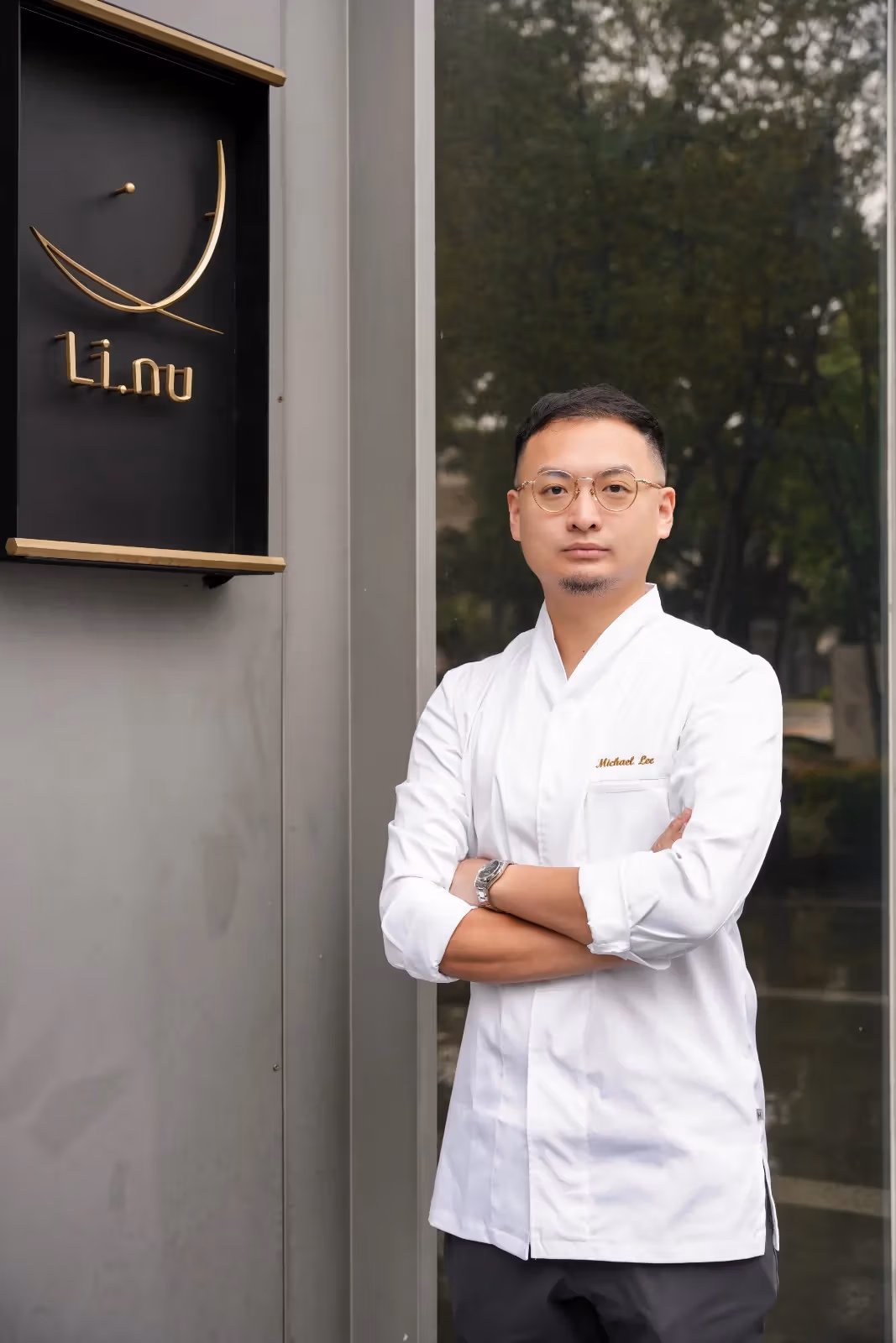 Portrait of chef Michael Lee