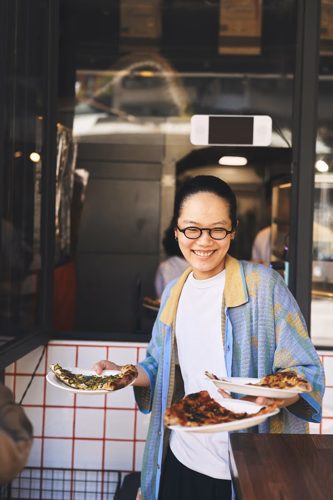 Slice Shop的蒔蘿酸黃瓜披薩