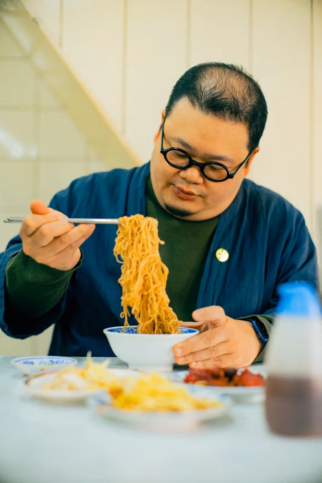 บะหมี่แห้งที่ร้านอี้เมี่ยนหวัง