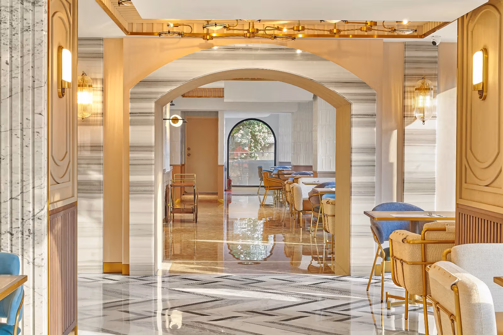 Interior of Lumen restaurant