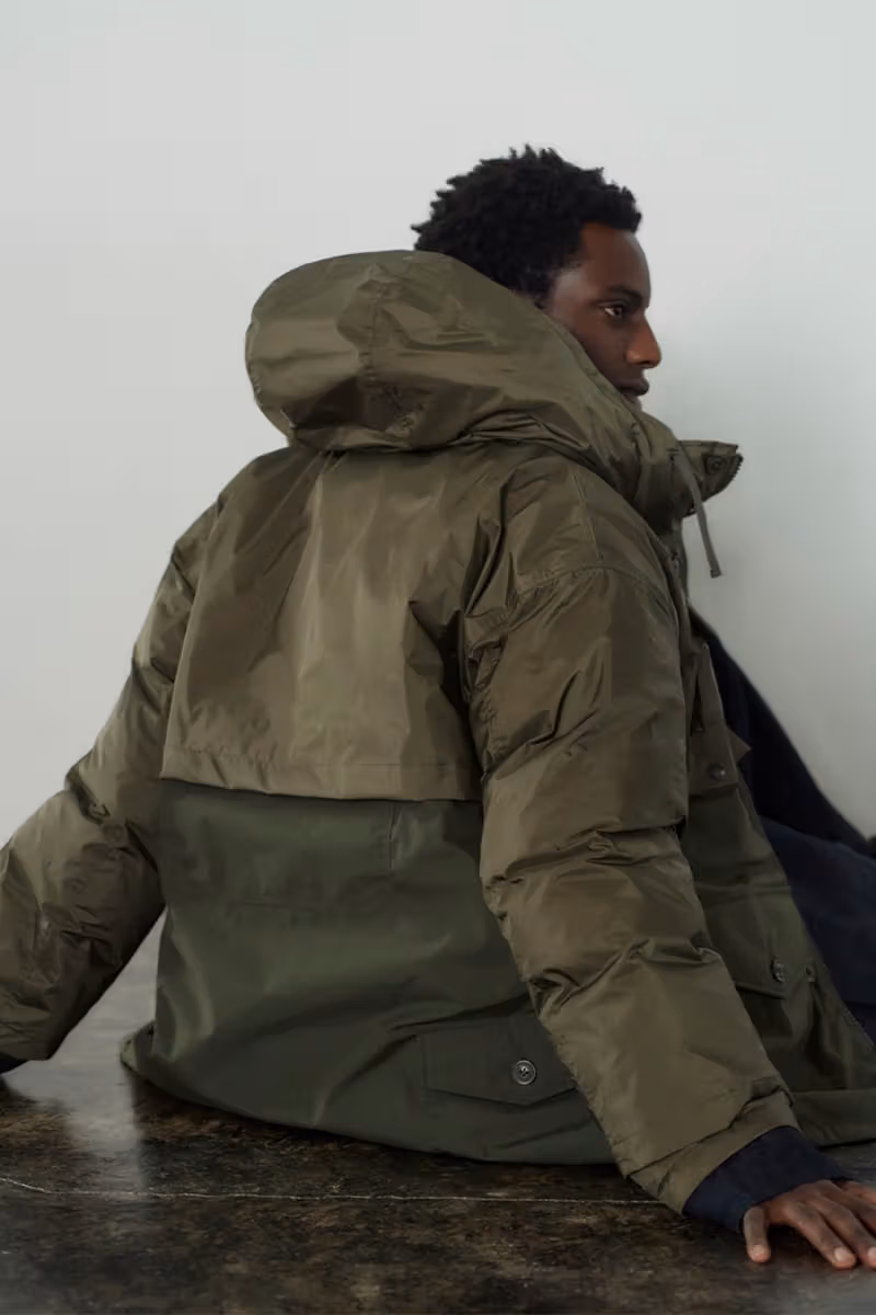 MODMNT modular down jacket reconstructed from military classic designs