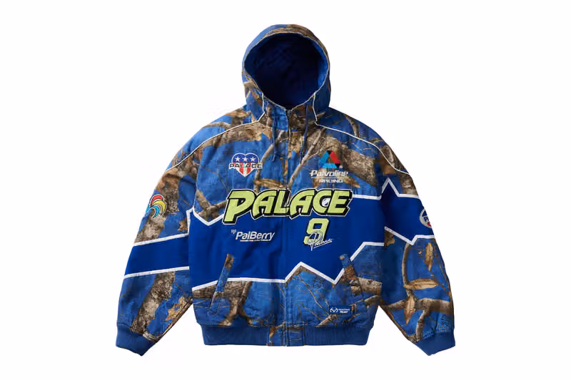 Palace Winter 2026 Dascar 시리즈: 카모플라주 재킷과 의류 10월 23일부터 지역별 순차 발매