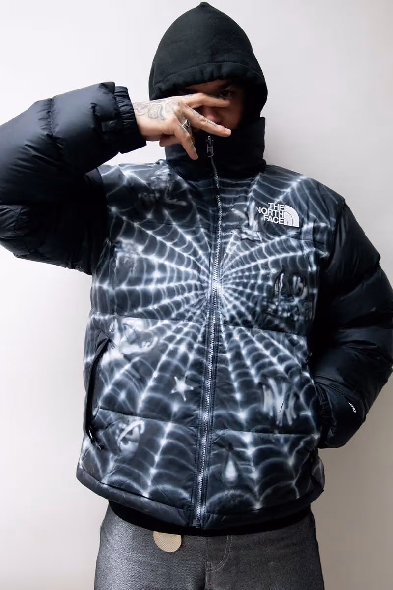 Awake NY x The North Face 수제 맞춤 Nuptse 재킷
