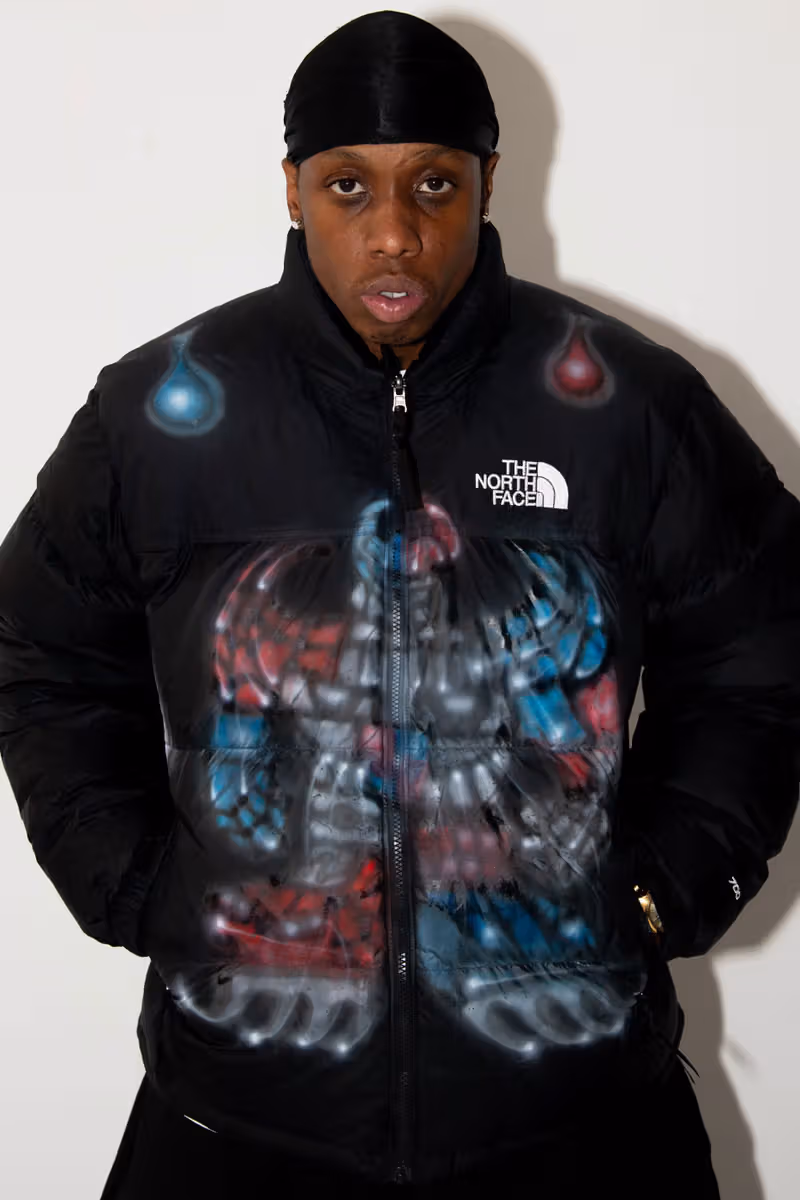 Awake NY x The North Face 수제 맞춤 Nuptse 재킷