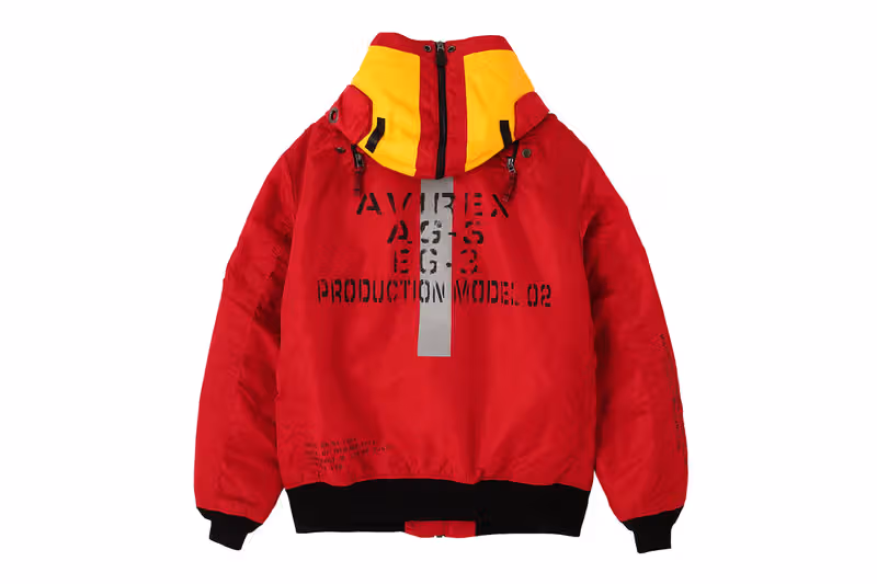 EVANGELION MA-1 REMODEL by AVIREX 재킷 비주얼