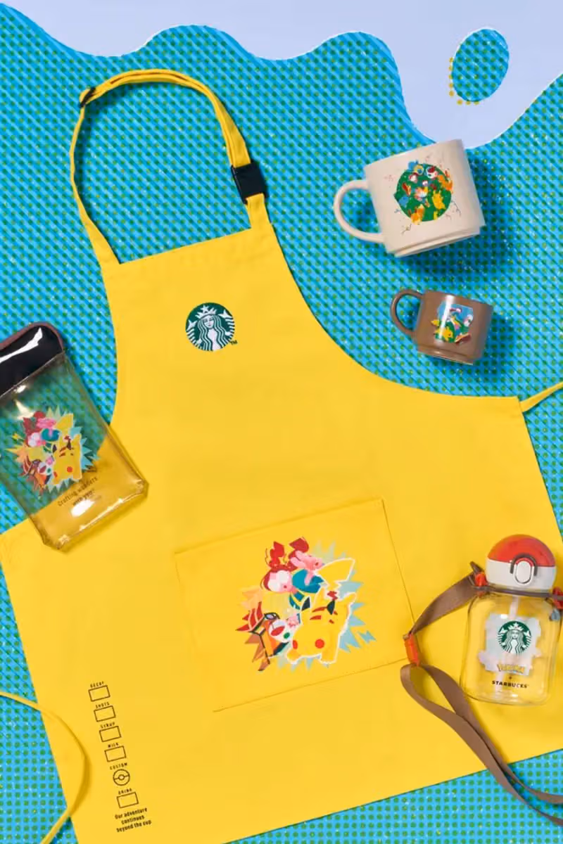 Pokémon and Starbucks Japan collaboration merchandise collection