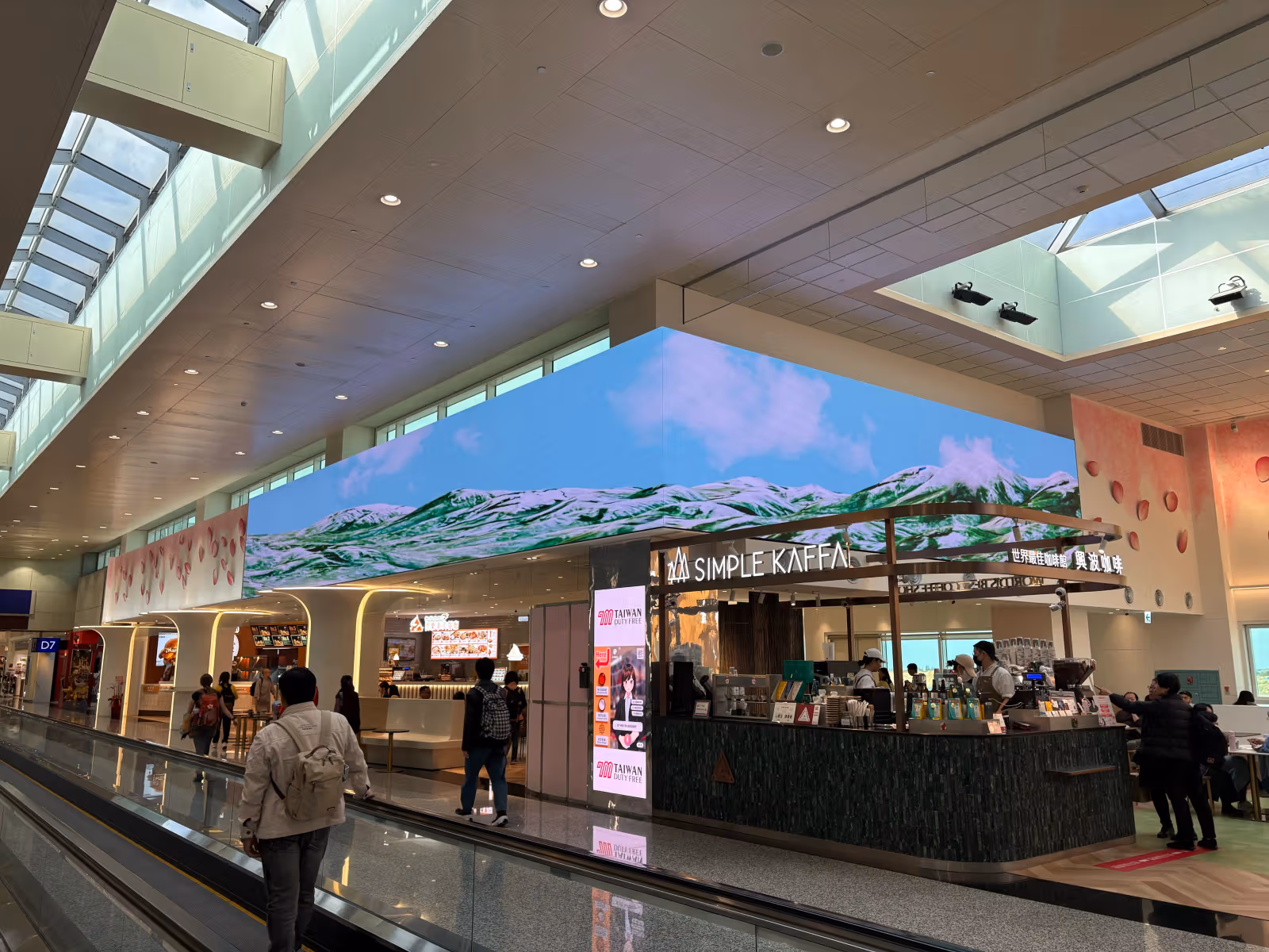 Mall interactive display facilities
