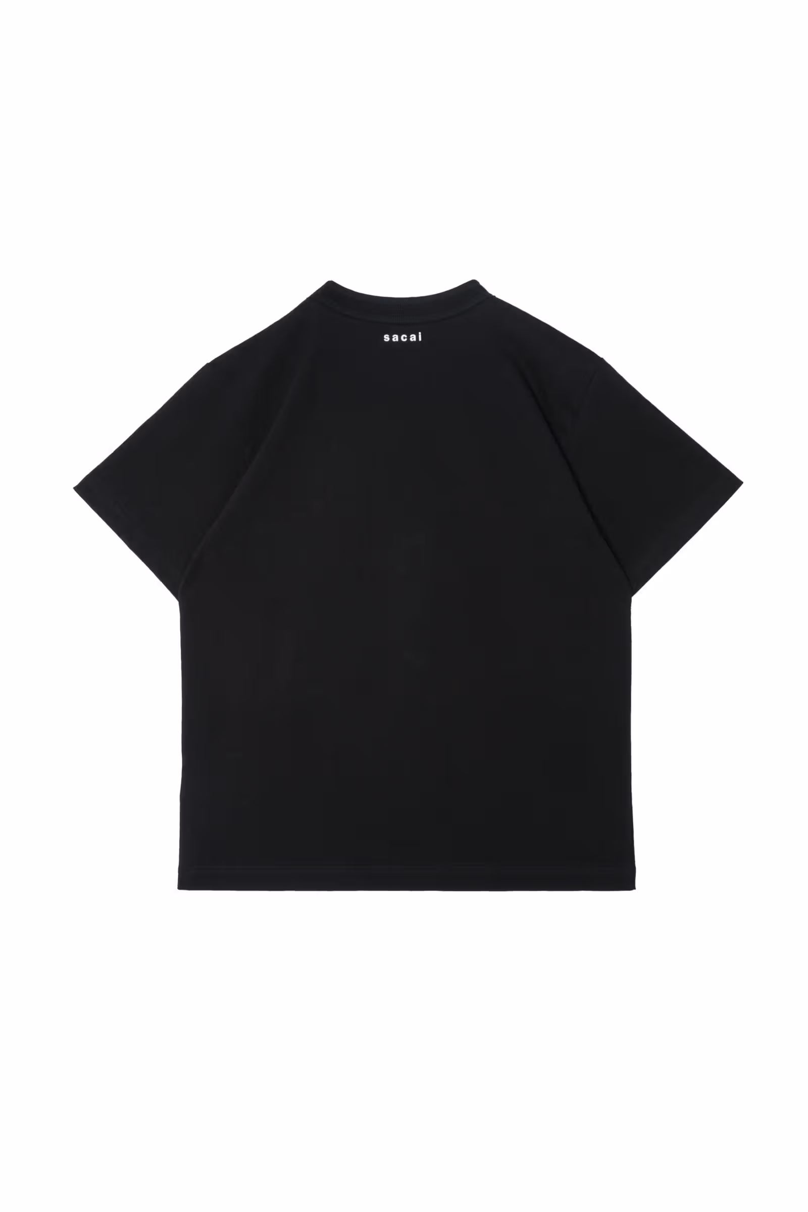 เสื้อยืดสีดำ sacai ด้านหลัง