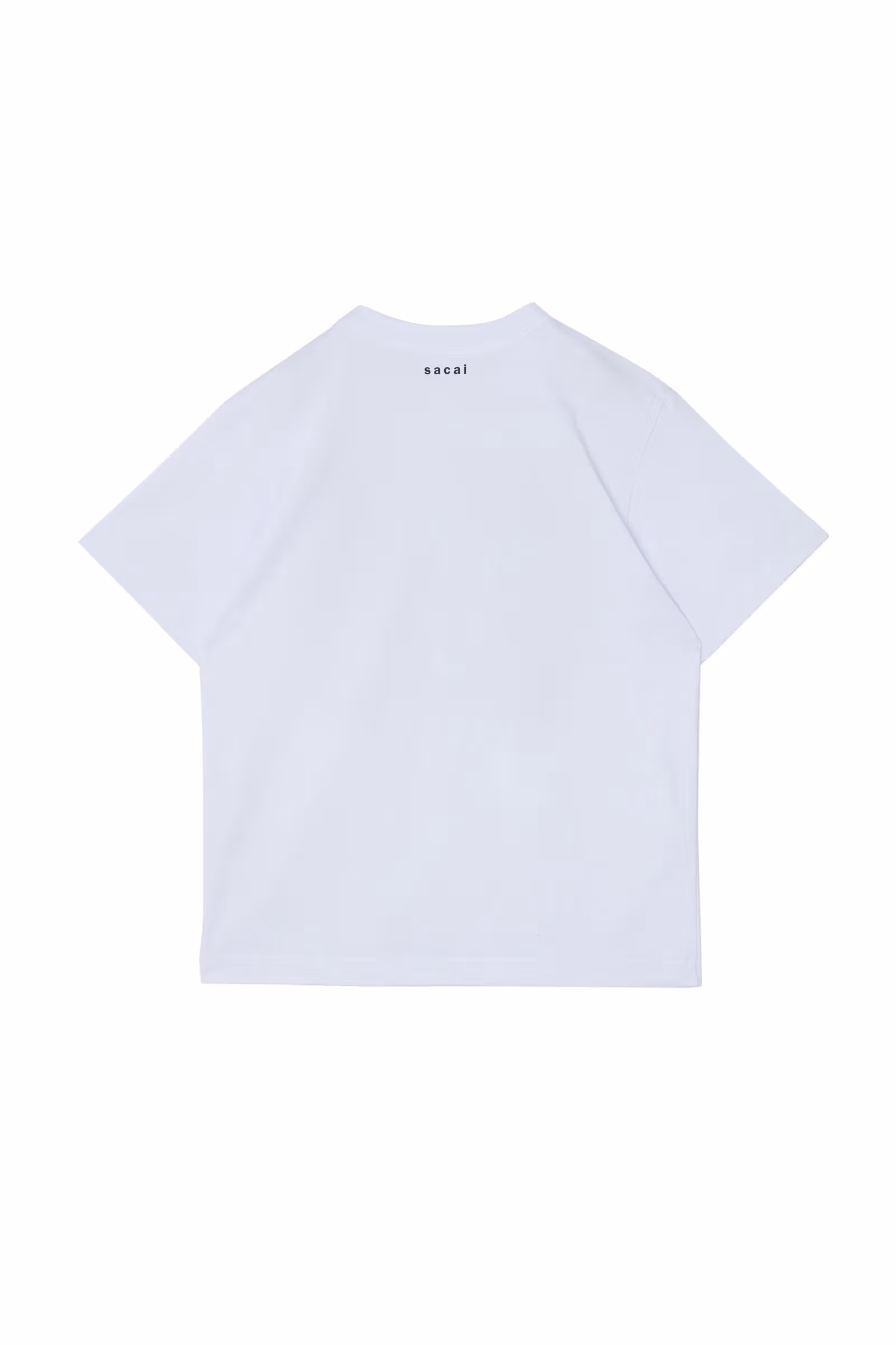 เสื้อยืดสีขาว sacai ด้านหลัง