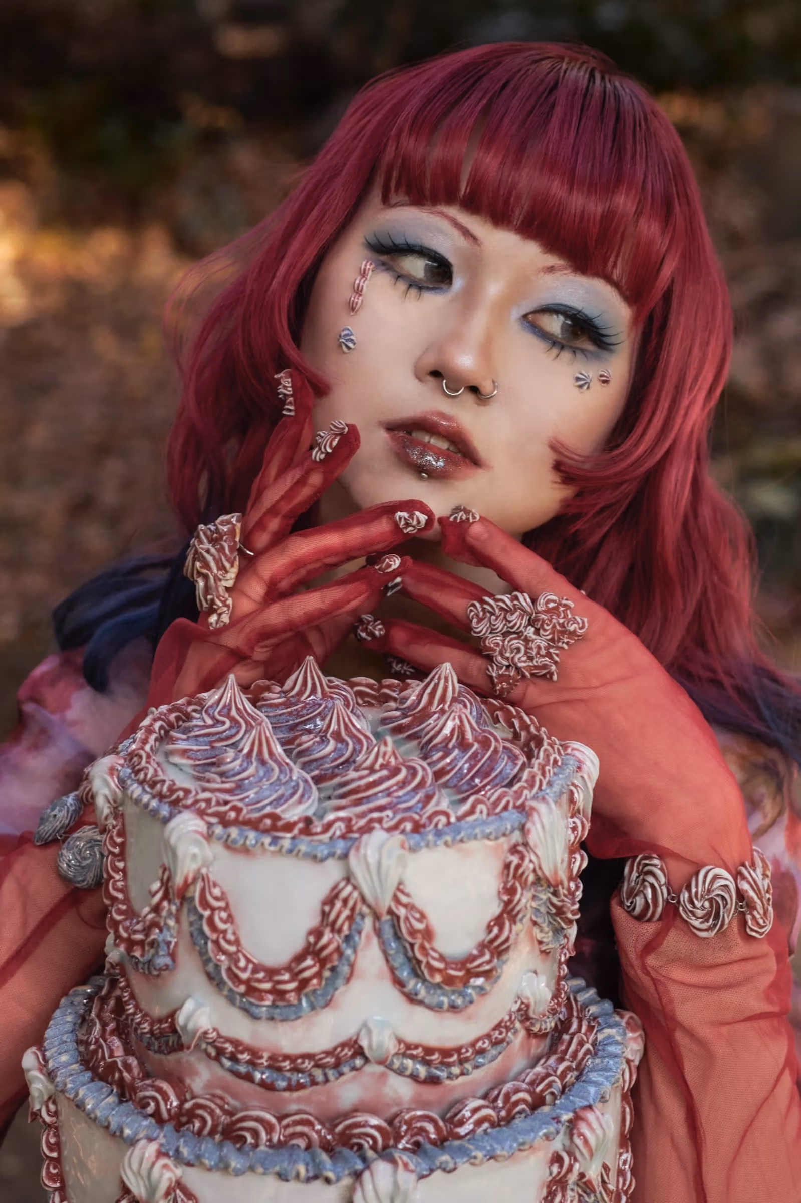 GEIDAI FASHION参展作品的人物图像