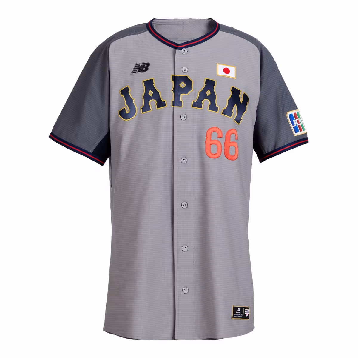 侍Japan灰色球衣商品背面