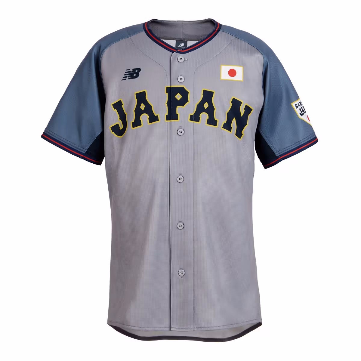 侍Japan灰色球衣正面