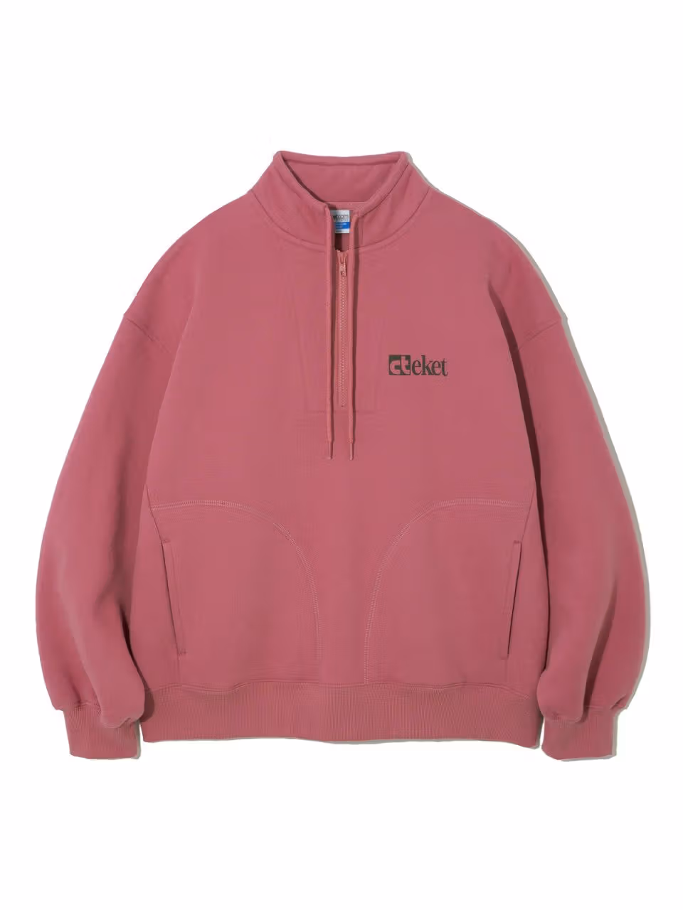 รูปภาพสินค้า เสื้อซิปครึ่ง teket สีชมพู