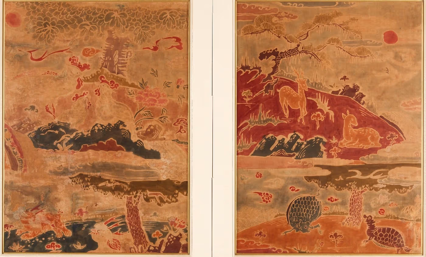 이대원의 1938년 염색 작품