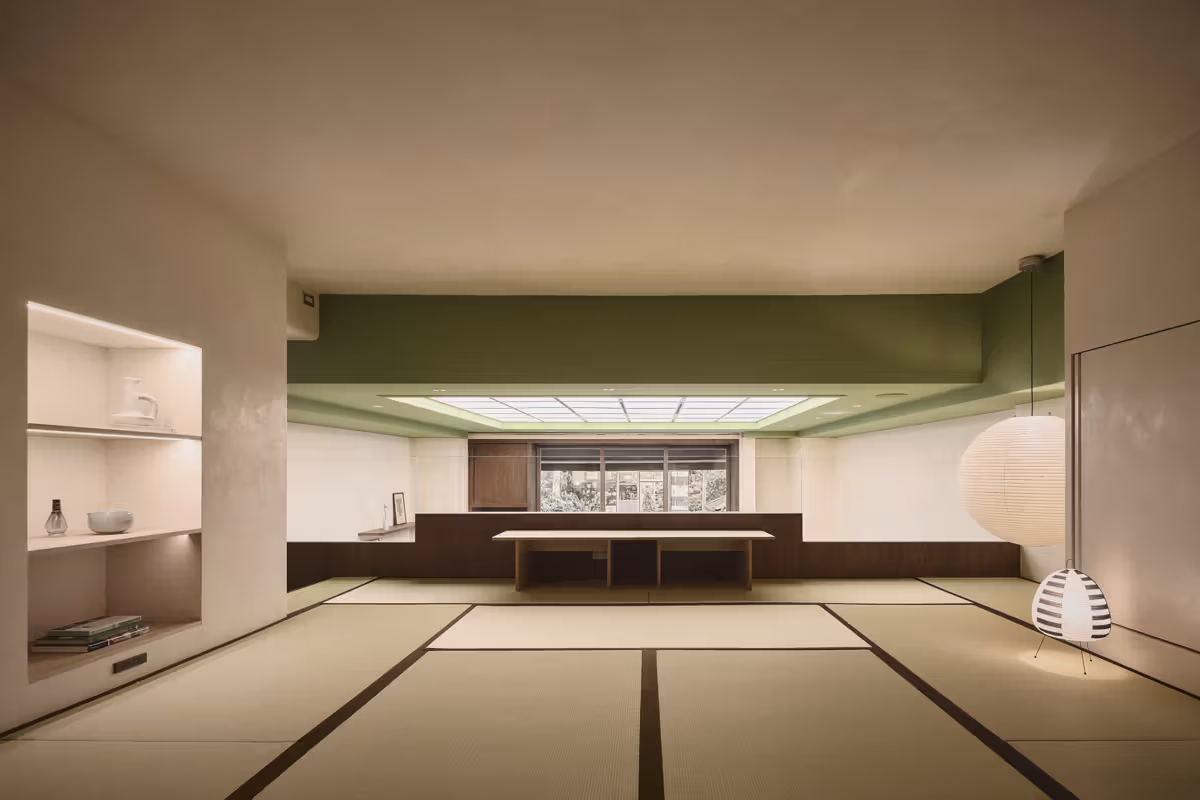 ORII MATCHA 店内座席＆バー