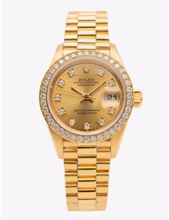 นาฬิกาจิวเวลรีทอง Rolex Lady-Datejust