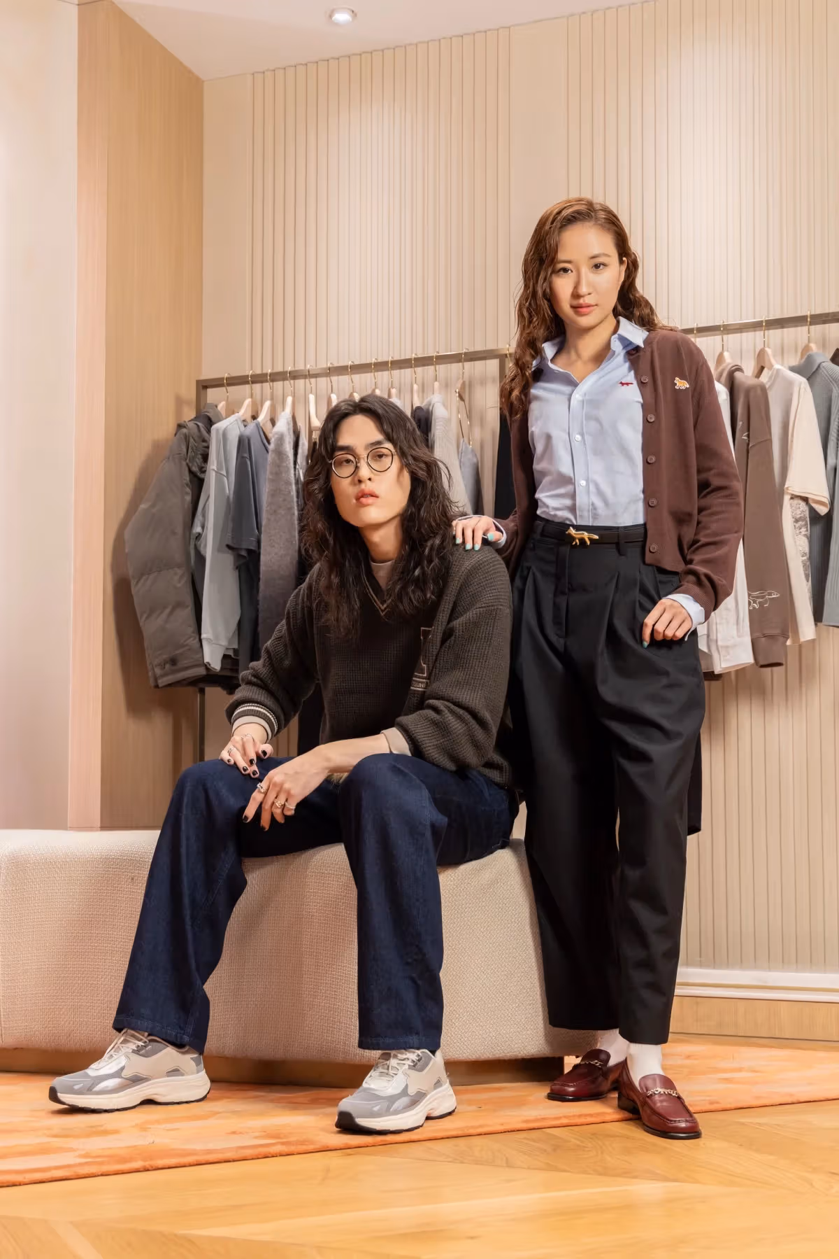 Maison Kitsuné 2026秋冬看点:9m88与鹤演绎城市层次,Inaré与KURO丹宁接棒