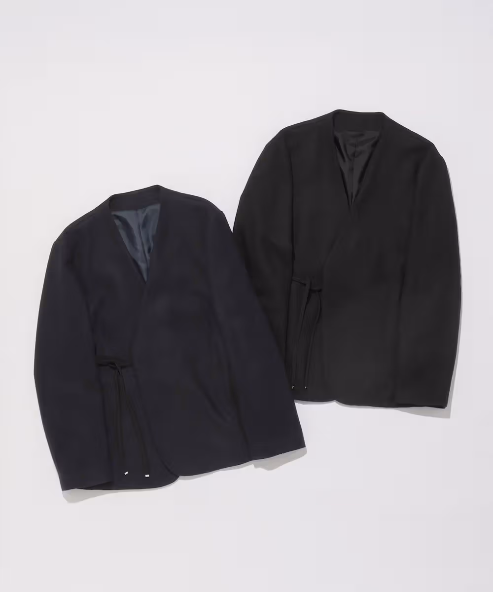 代官山店限定的MUSUBI無領外套