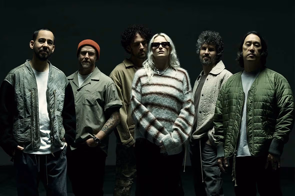 Linkin Parkのグループ画像。