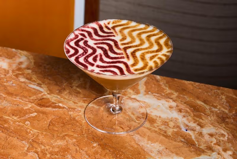 Official drink imagery for Dry Wave Cocktail Studio