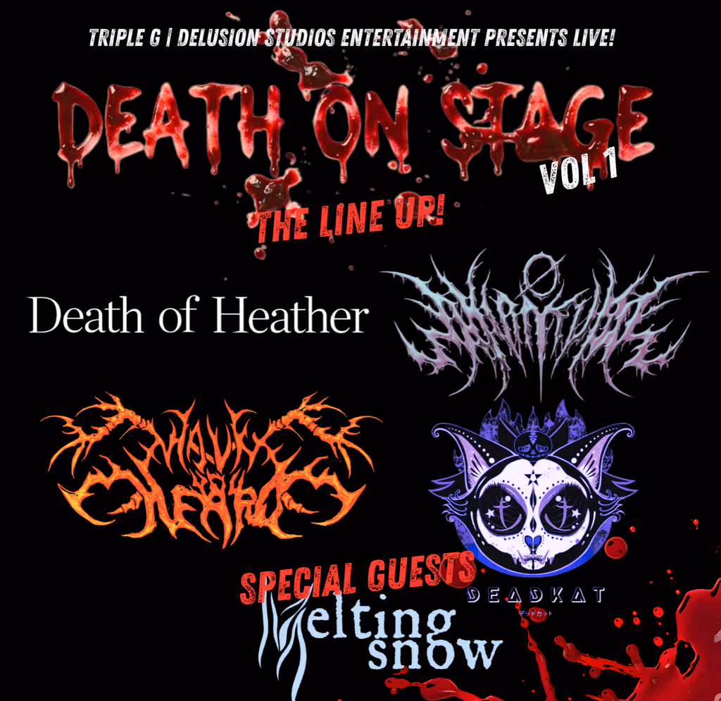 10월 31일 Death on Stage 공연 포스터