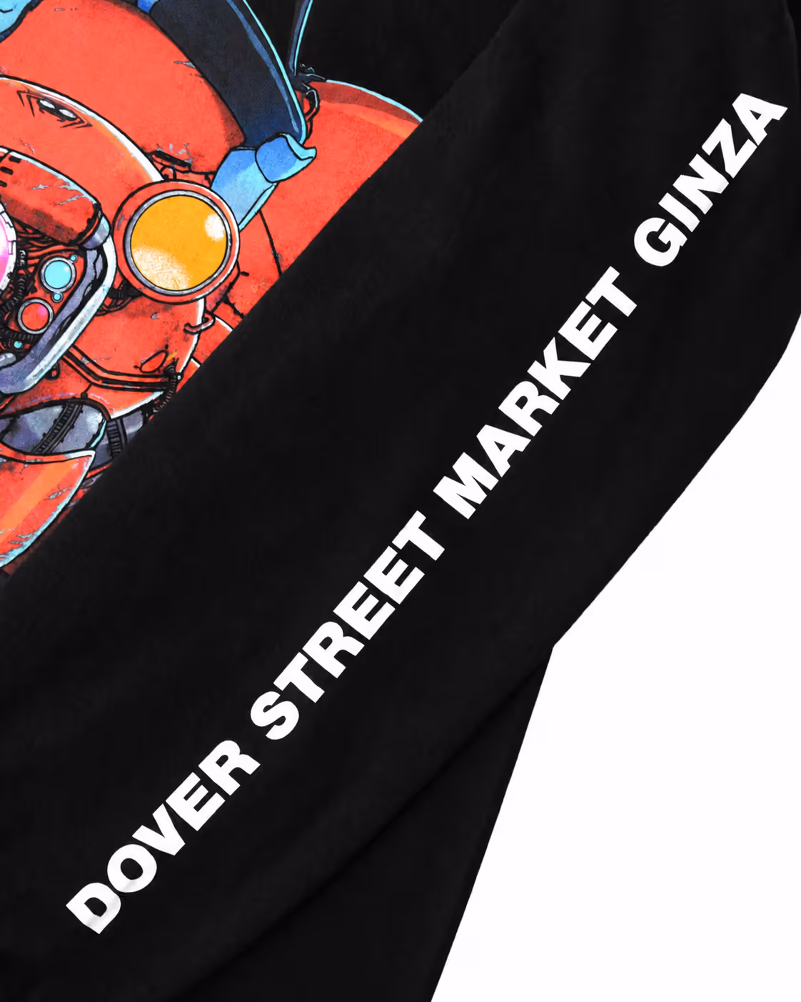 袖部的Dover Street Market Ginza印字
