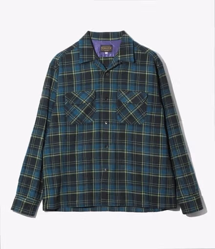 深色格纹Classic Shirt正面