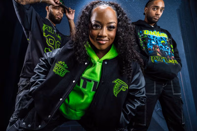 OutKast × Atlanta Falcons ฉลอง ATLiens 30 ปี: ดำกับเขียวนีออนพาเสียงเมืองเข้าสนาม
